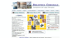 Desktop Screenshot of bibliocastiglione.it